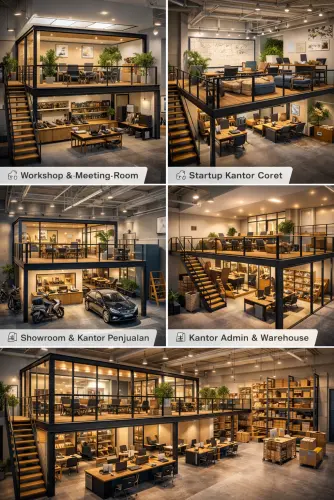 Mezzanine Ruang Kantor di Parongpong